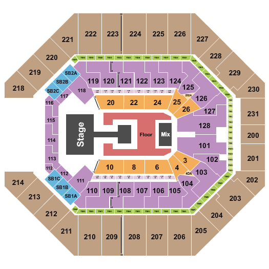 Frost Bank Center Seating Chart: NCT 127