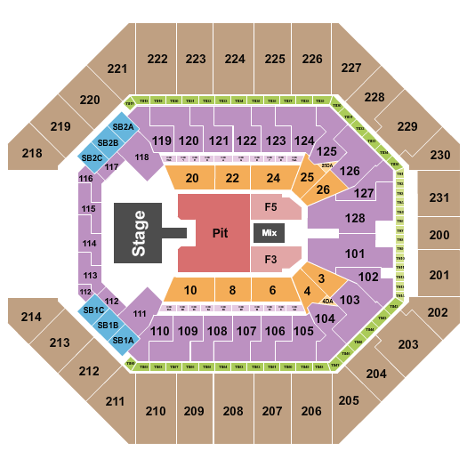 Frost Bank Center Seating Chart: Papa Roach