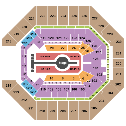 Frost Bank Center Seating Chart: Rod Wave