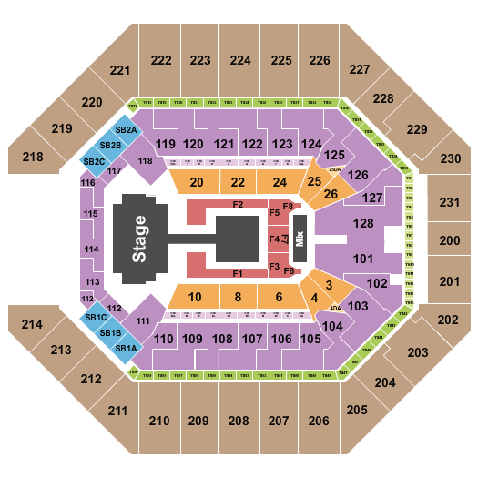 Frost Bank Center Seating Chart: Seventeen