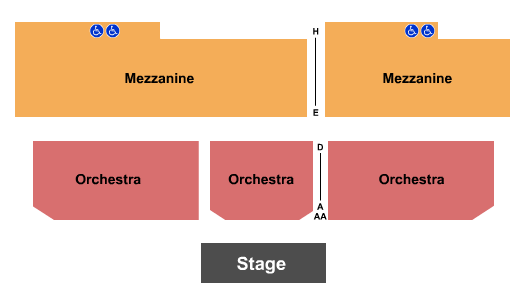 Frost Studio Theater At The Bolender Center Seating Chart