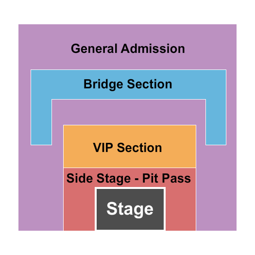 Full Throttle Saloon Seating Chart: Concert 2