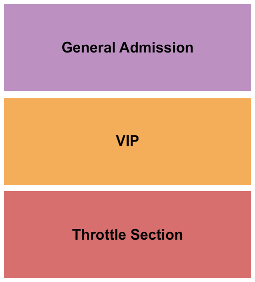 Full Throttle Saloon Seating Chart: Sturgis Music Festival