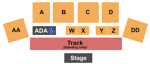 Fulton County Fair Seating Chart: End Stage