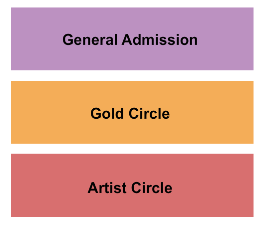 Ocean City Tabernacle Seating Chart: GA-Gold-Artist Circle