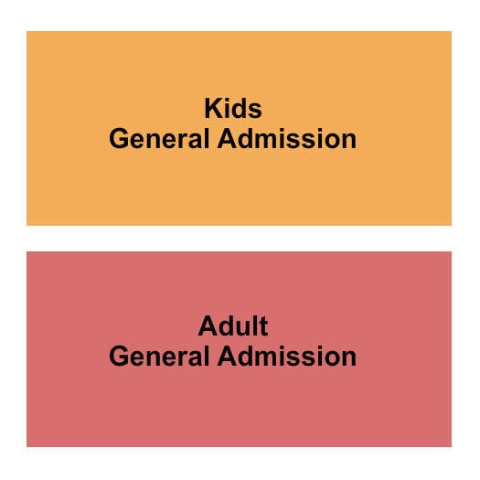 Blue Sage Arena Seating Chart: GA/Kids