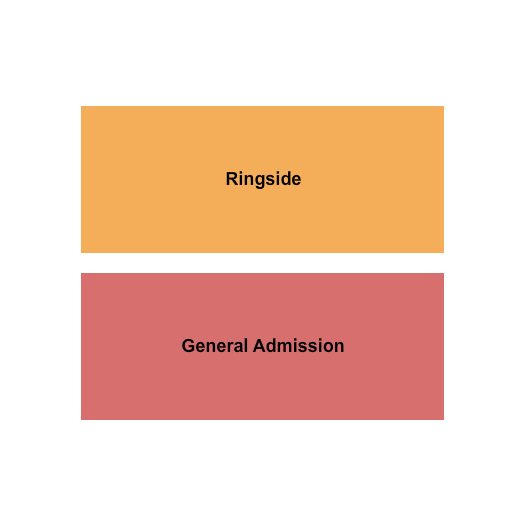 Five O'clock Sports Bar & Grill Seating Chart: GA/Ringside