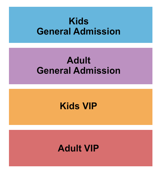 North Point Mall Seating Chart: GA-VIP Kids / GA-VIP Adult