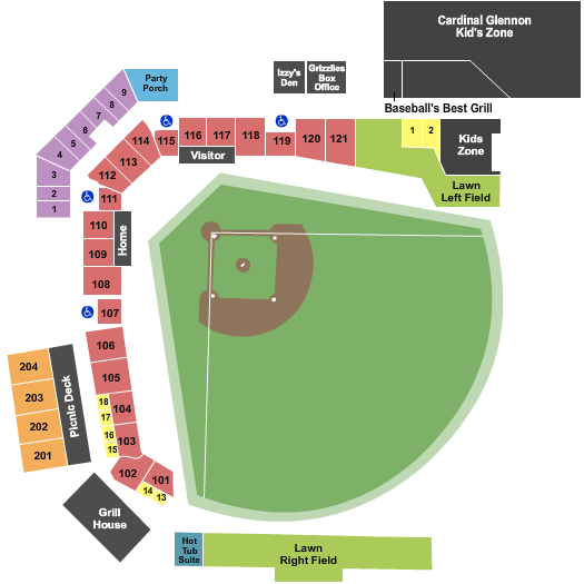Gcs Ballpark Map