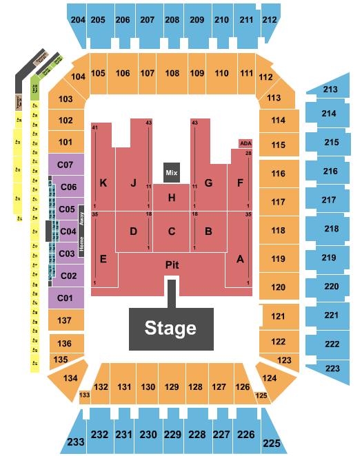 Geodis Park Seating Chart: Thomas Rhett
