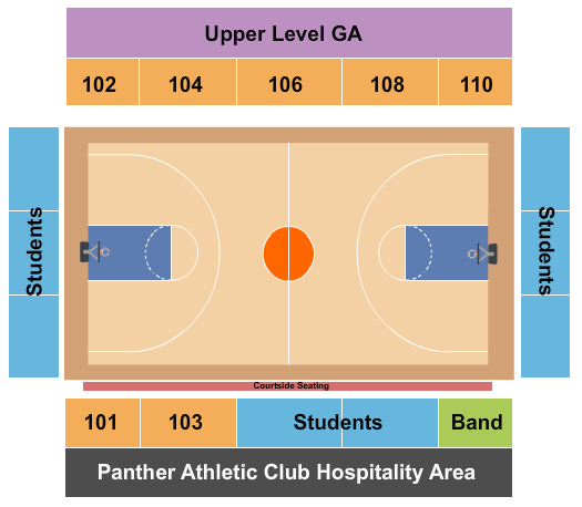 GSU Sports Arena Map