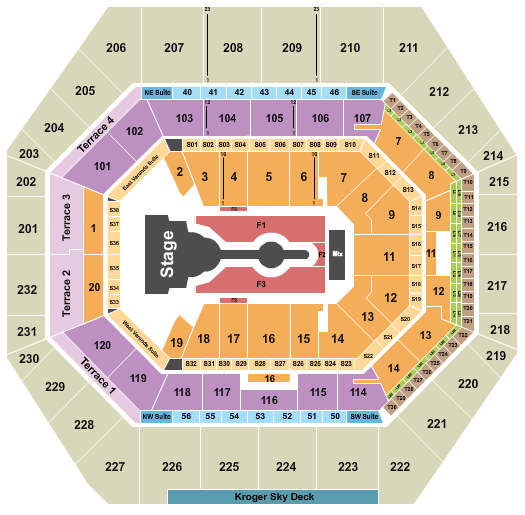 Gainbridge Fieldhouse Seating Chart: Cardi B