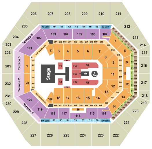 Gainbridge Fieldhouse Seating Chart: Descendants & Zombies