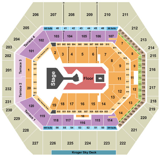 Gainbridge Fieldhouse Seating Chart: Don Toliver