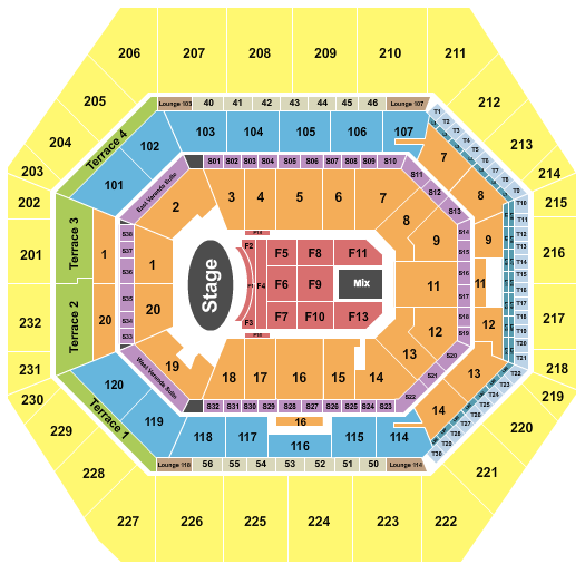 Gainbridge Fieldhouse Seating Chart: Garth Brooks