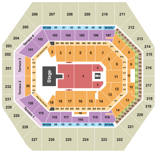 Gainbridge Fieldhouse Seating Chart: Matt Rife