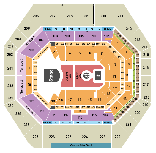Gainbridge Fieldhouse Seating Chart: Phoebe Bridgers
