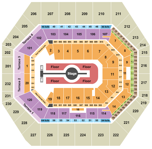 Gainbridge Fieldhouse Seating Chart: Rod Wave