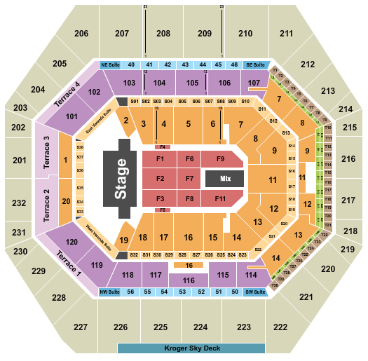 Gainbridge Fieldhouse Seating Chart: TSO 2