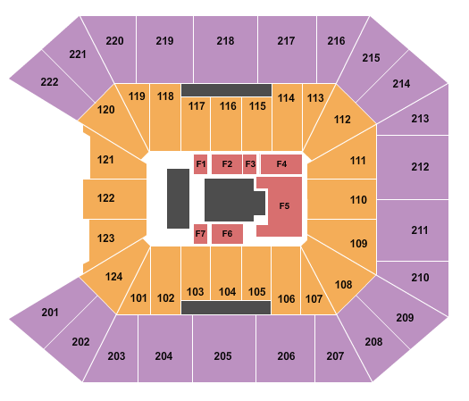 Galen Center Seating Chart: Wrestling