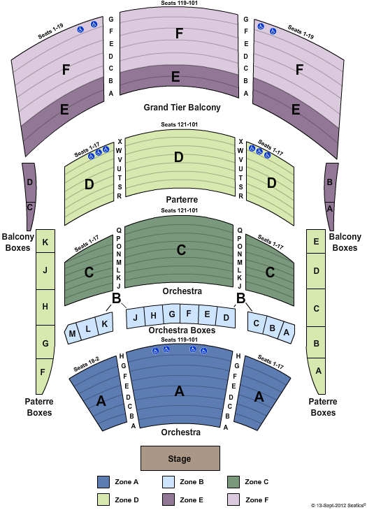 Gallo Center For The Arts Seating Chart