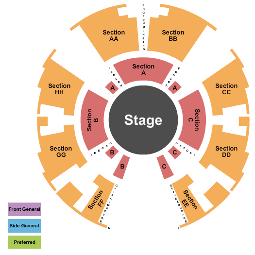 Garden State Plaza Mall Seating Chart: Circus Vazquez