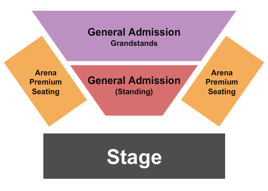 Garfield County Fairgrounds Seating Chart: Concert 2