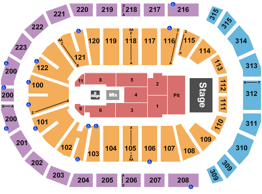 Gas South Arena Seating Chart: Forrest Frank