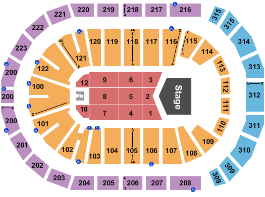 Gas South Arena Seating Chart: Gloria Trevi