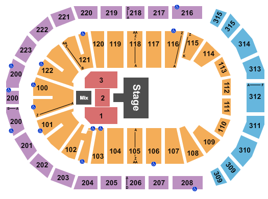 Gas South Arena Seating Chart: Half House 10