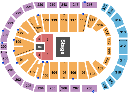 Gas South Arena Seating Chart: Half House 5