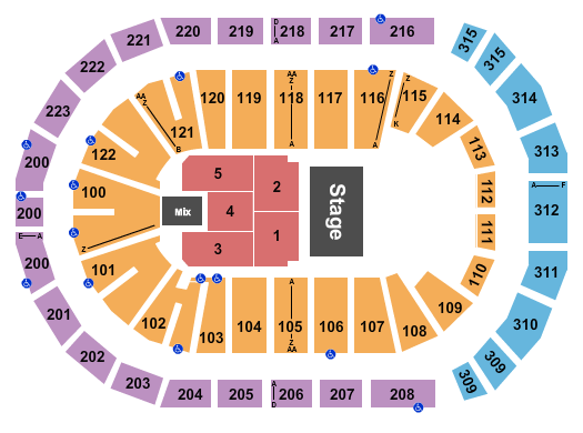 Gas South Arena Seating Chart: Half House