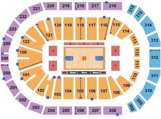 Gas South Arena Seating Chart: Harlem Globetrotters