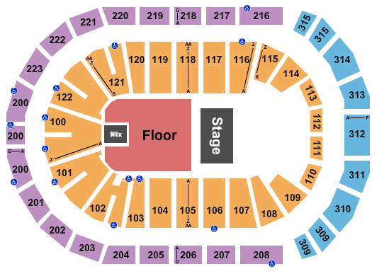 Gas South Arena Seating Chart: Jay South