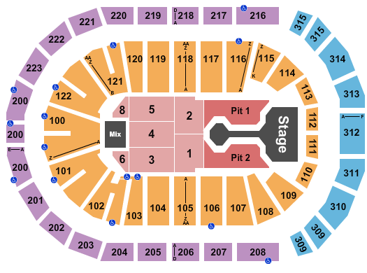 Gas South Arena Seating Chart: Josiah Queen