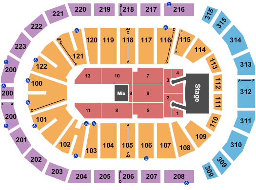 Gas South Arena Seating Chart: Little Big Town