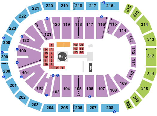 Gas South Arena Seating Chart: MMA