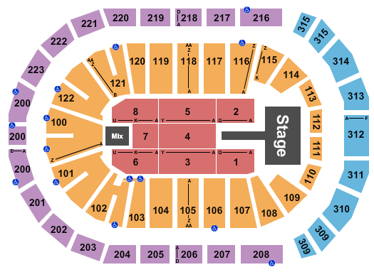 Gas South Arena Seating Chart: Meghan Trainor