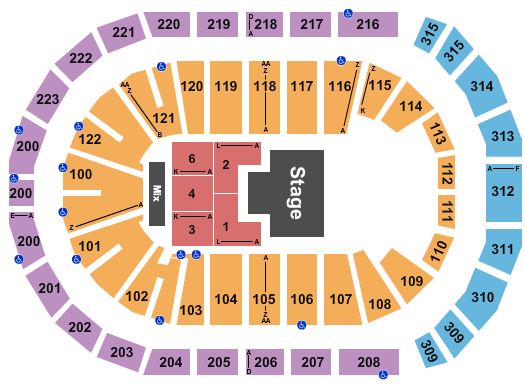 Gas South Arena Seating Chart: Omar Courtz