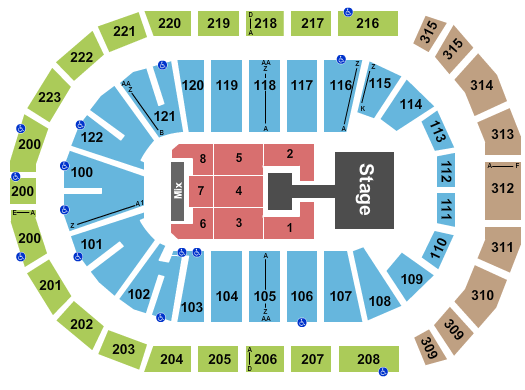 Gas South Arena Seating Chart: P1Harmony