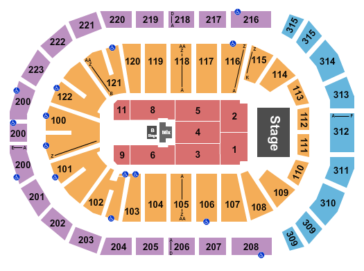 Gas South Arena Seating Chart: Pentatonix