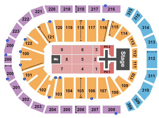 Gas South Arena Seating Chart: Phil Wickham