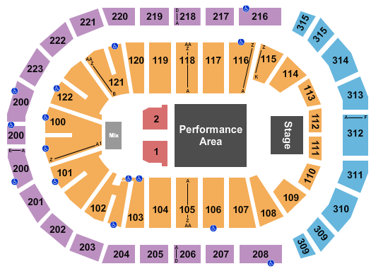 Gas South Arena Seating Chart: Rodeo 3