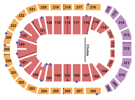 Gas South Arena Seating Chart: Rodeo