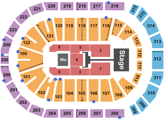 Gas South Arena Seating Chart: TobyMac