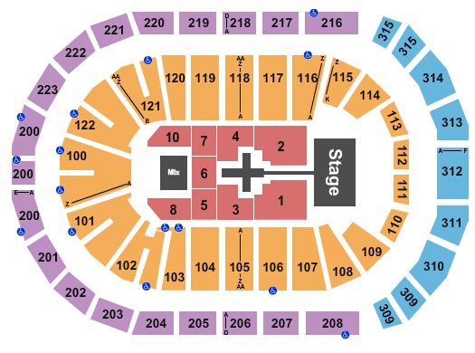 Gas South Arena Seating Chart: TobyMac