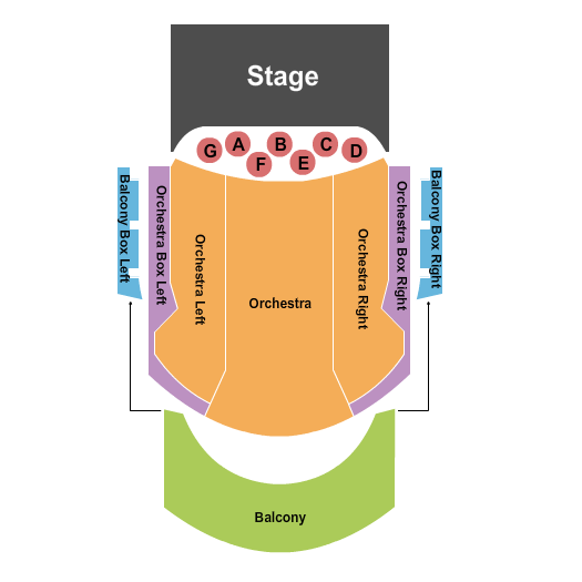 Gas South Theater Seating Chart: Endstage Tables