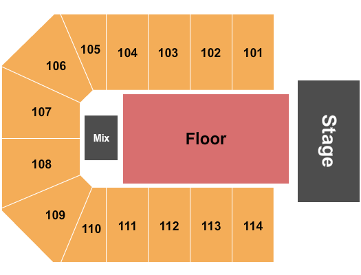 Gateway Center Arena At College Park Seating Chart: GA Floor