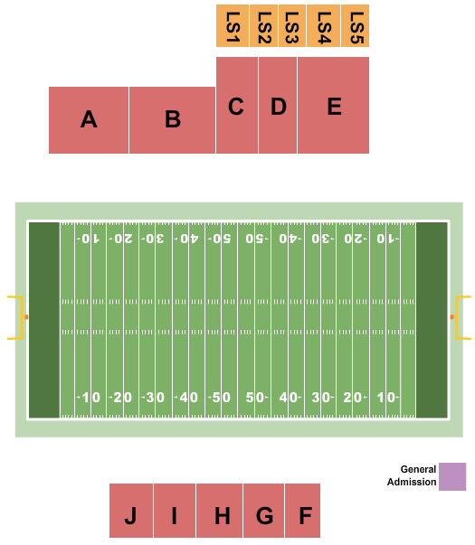 Gayle and Tom Benson Stadium Map