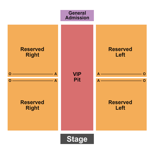 Gem City - On the Riverfront Seating Chart: GA/VIP/Reserved